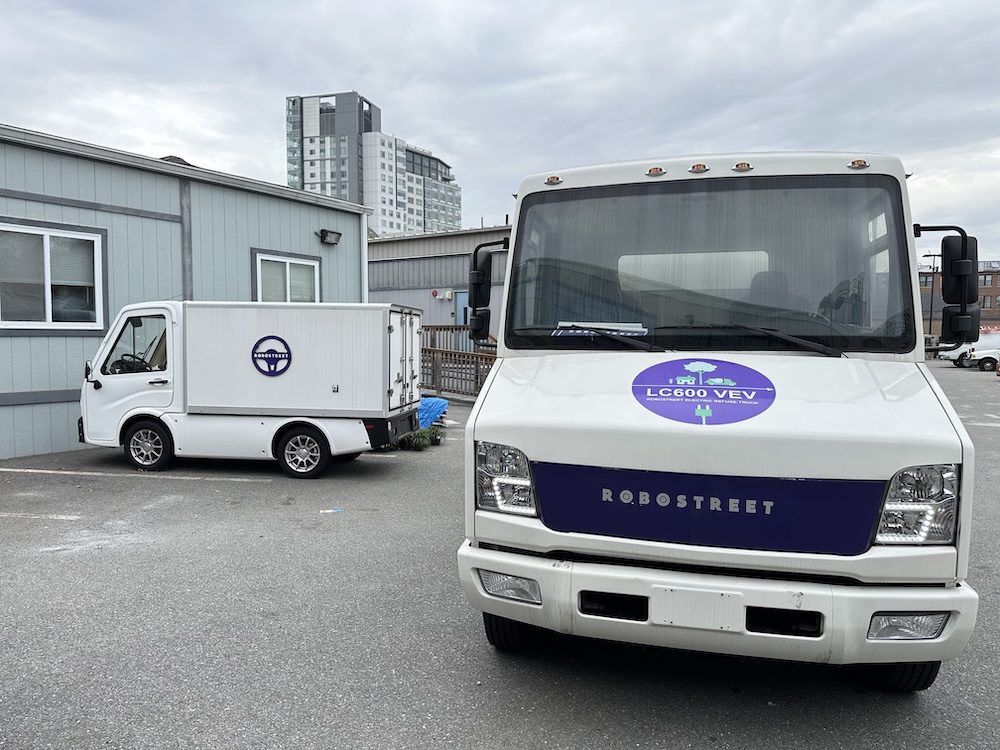 RoboStreet electric truck delivered on MIT's zero-carbon campus